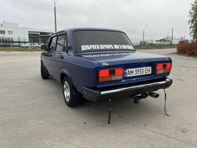 Синий ВАЗ 2107, объемом двигателя 1.5 л и пробегом 204 тыс. км за 1750 $, фото 2 на Automoto.ua