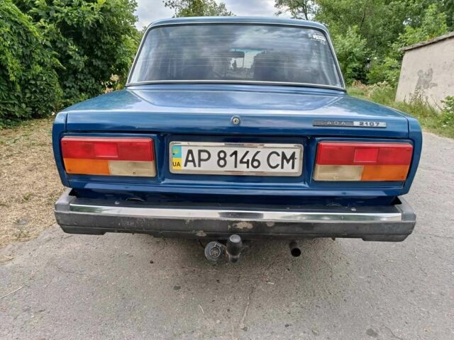 Синий ВАЗ 2107, объемом двигателя 1.5 л и пробегом 190 тыс. км за 1201 $, фото 3 на Automoto.ua