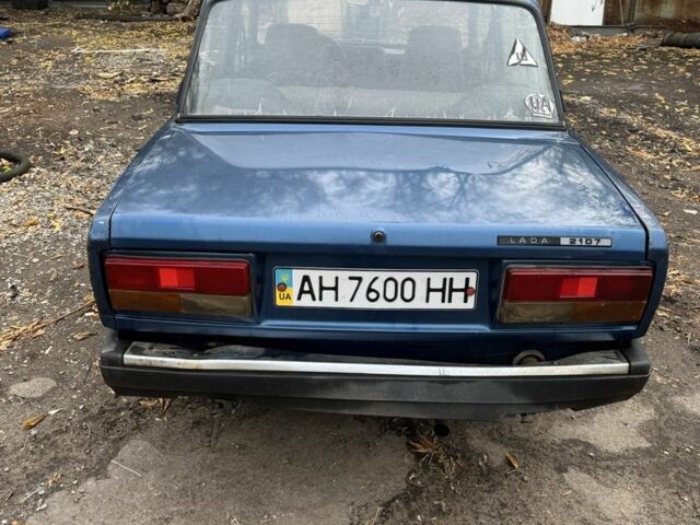 ВАЗ 2107 2005 в Краматорске на Automoto.ua Синий ВАЗ 2107, объемом двигателя 1.5 л и пробегом 3 тыс. км за 792 $, фото 2 на Automoto.ua