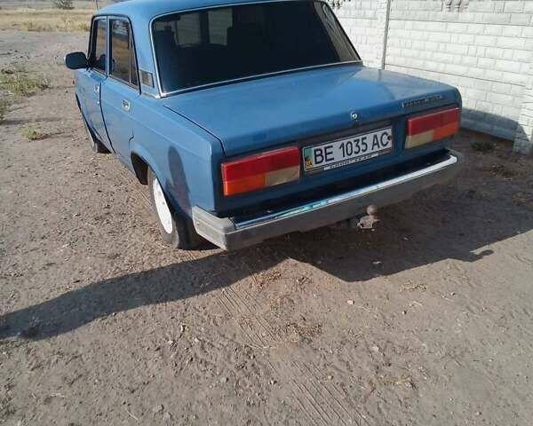 Синий ВАЗ 2107, объемом двигателя 1.5 л и пробегом 60 тыс. км за 1300 $, фото 5 на Automoto.ua