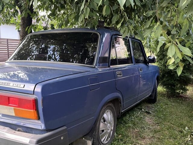 Синий ВАЗ 2107, объемом двигателя 1.5 л и пробегом 84 тыс. км за 1250 $, фото 2 на Automoto.ua