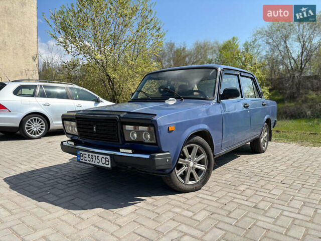 Синий ВАЗ 2107, объемом двигателя 1.45 л и пробегом 100 тыс. км за 1250 $, фото 3 на Automoto.ua