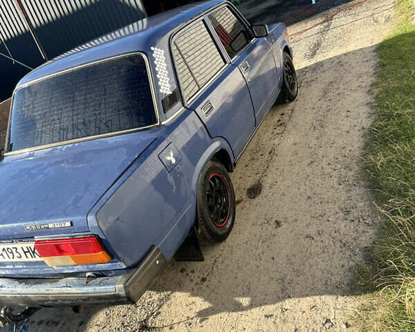 Синий ВАЗ 2107, объемом двигателя 1.5 л и пробегом 160 тыс. км за 1650 $, фото 3 на Automoto.ua