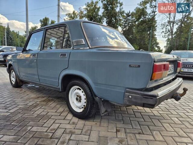 Синий ВАЗ 2107, объемом двигателя 1.5 л и пробегом 79 тыс. км за 1600 $, фото 9 на Automoto.ua