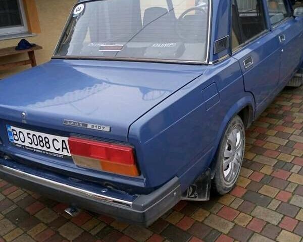 Синий ВАЗ 2107, объемом двигателя 1.5 л и пробегом 53 тыс. км за 2300 $, фото 3 на Automoto.ua