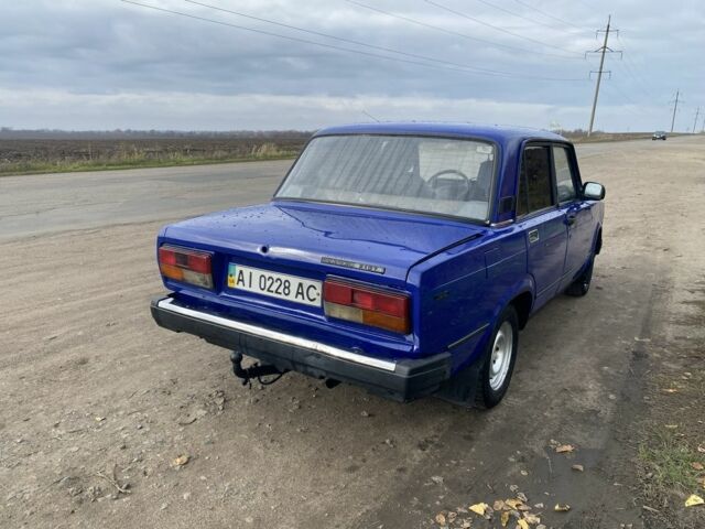 Синий ВАЗ 2107, объемом двигателя 0 л и пробегом 200 тыс. км за 643 $, фото 3 на Automoto.ua
