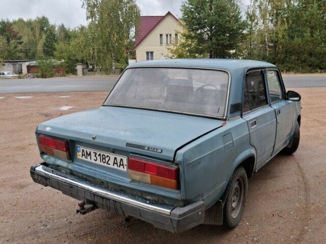Синий ВАЗ 2107, объемом двигателя 1.5 л и пробегом 777 тыс. км за 550 $, фото 2 на Automoto.ua