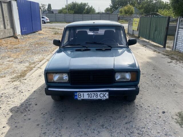 Синій ВАЗ 2107, об'ємом двигуна 1.5 л та пробігом 85 тис. км за 1100 $, фото 1 на Automoto.ua