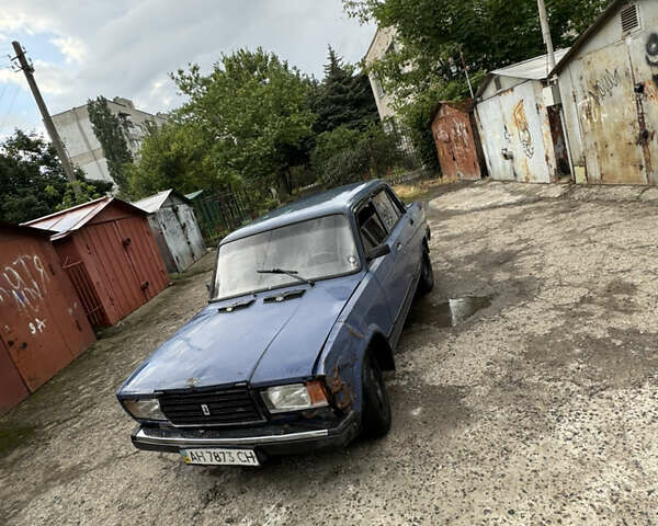 Синий ВАЗ 2107, объемом двигателя 1.45 л и пробегом 82 тыс. км за 673 $, фото 8 на Automoto.ua
