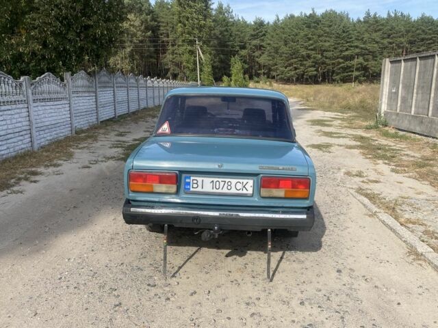 Синій ВАЗ 2107, об'ємом двигуна 1.5 л та пробігом 85 тис. км за 1100 $, фото 5 на Automoto.ua
