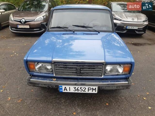 Синий ВАЗ 2107, объемом двигателя 1.45 л и пробегом 93 тыс. км за 1800 $, фото 1 на Automoto.ua