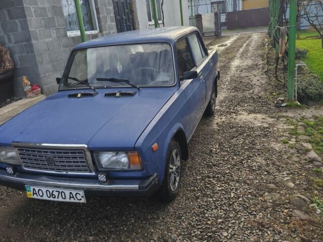 Синий ВАЗ 2107, объемом двигателя 0 л и пробегом 37 тыс. км за 900 $, фото 2 на Automoto.ua
