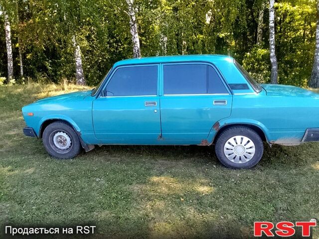 Синий ВАЗ 2107, объемом двигателя 1.5 л и пробегом 71 тыс. км за 900 $, фото 2 на Automoto.ua