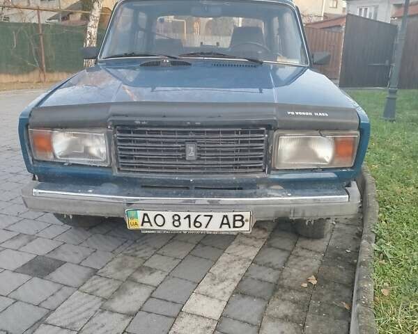 Синий ВАЗ 2107, объемом двигателя 1.45 л и пробегом 107 тыс. км за 650 $, фото 1 на Automoto.ua