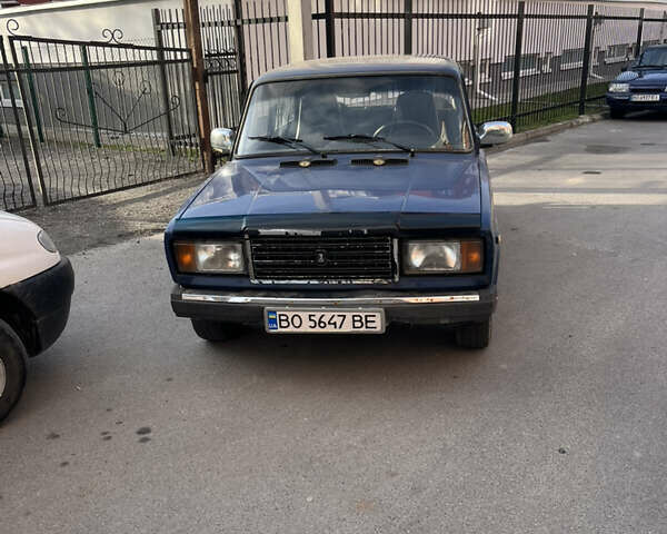 Синий ВАЗ 2107, объемом двигателя 1.5 л и пробегом 45 тыс. км за 650 $, фото 1 на Automoto.ua
