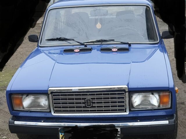 Синий ВАЗ 2107, объемом двигателя 1 л и пробегом 96 тыс. км за 1500 $, фото 3 на Automoto.ua