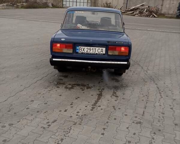 Синий ВАЗ 2107, объемом двигателя 1.45 л и пробегом 120 тыс. км за 1100 $, фото 4 на Automoto.ua