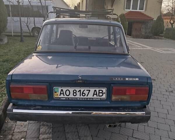 Синий ВАЗ 2107, объемом двигателя 1.45 л и пробегом 107 тыс. км за 650 $, фото 3 на Automoto.ua