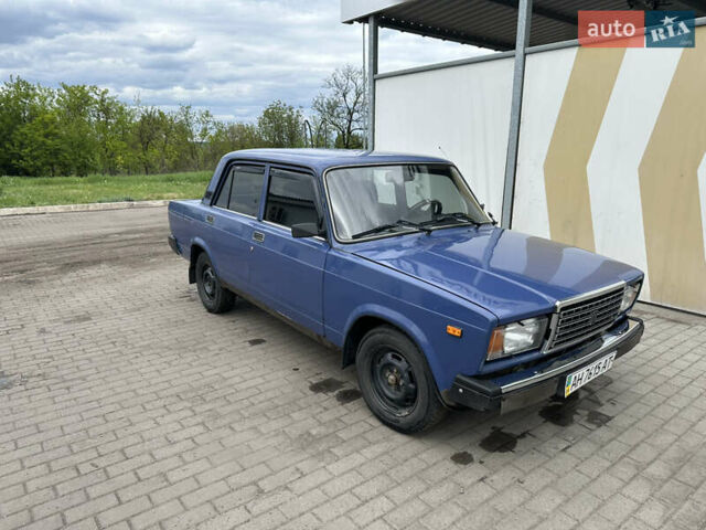 Синій ВАЗ 2107, об'ємом двигуна 1.5 л та пробігом 49 тис. км за 1566 $, фото 7 на Automoto.ua