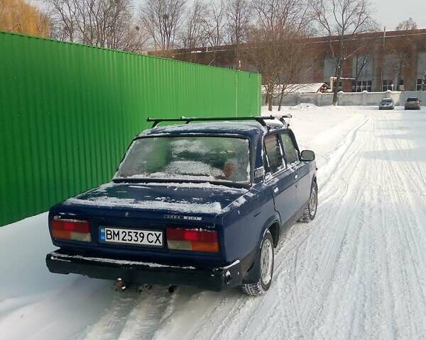 Синий ВАЗ 2107, объемом двигателя 1.45 л и пробегом 108 тыс. км за 1100 $, фото 2 на Automoto.ua