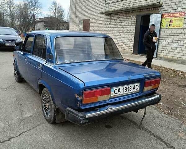 Синий ВАЗ 2107, объемом двигателя 0 л и пробегом 200 тыс. км за 834 $, фото 2 на Automoto.ua