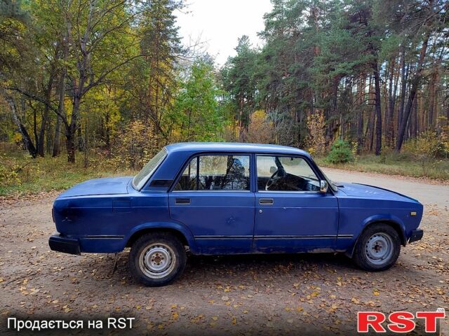 Синій ВАЗ 2107, об'ємом двигуна 1.5 л та пробігом 120 тис. км за 350 $, фото 1 на Automoto.ua