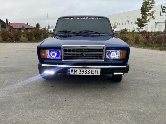 Синий ВАЗ 2107, объемом двигателя 1.5 л и пробегом 204 тыс. км за 1750 $, фото 5 на Automoto.ua