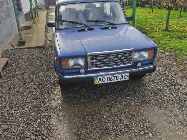 Синий ВАЗ 2107, объемом двигателя 0 л и пробегом 37 тыс. км за 900 $, фото 5 на Automoto.ua