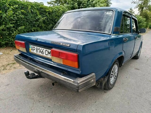 Синий ВАЗ 2107, объемом двигателя 1.5 л и пробегом 190 тыс. км за 1201 $, фото 16 на Automoto.ua
