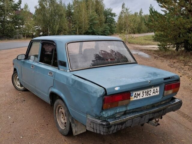 Синий ВАЗ 2107, объемом двигателя 1.5 л и пробегом 777 тыс. км за 550 $, фото 3 на Automoto.ua
