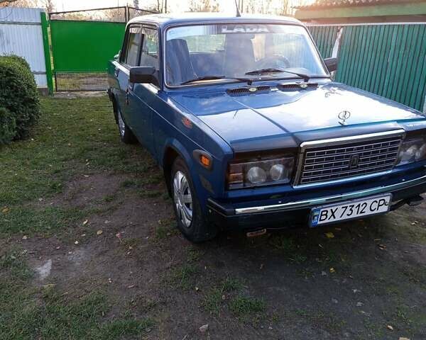 Синий ВАЗ 2107, объемом двигателя 1.45 л и пробегом 146 тыс. км за 1400 $, фото 1 на Automoto.ua
