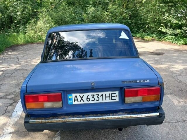 Синий ВАЗ 2107, объемом двигателя 1.5 л и пробегом 196 тыс. км за 850 $, фото 1 на Automoto.ua