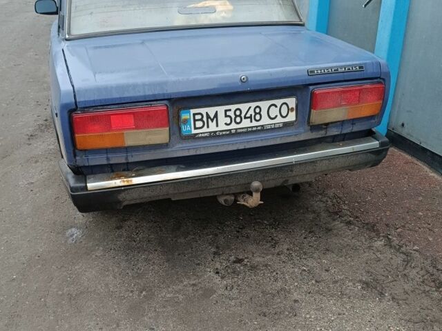 Синий ВАЗ 2107, объемом двигателя 1.5 л и пробегом 143 тыс. км за 1182 $, фото 2 на Automoto.ua
