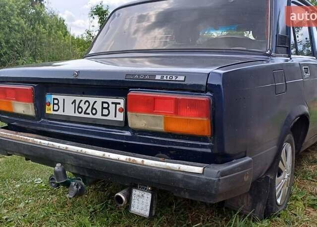 Синій ВАЗ 2107, об'ємом двигуна 1 л та пробігом 130 тис. км за 2200 $, фото 1 на Automoto.ua