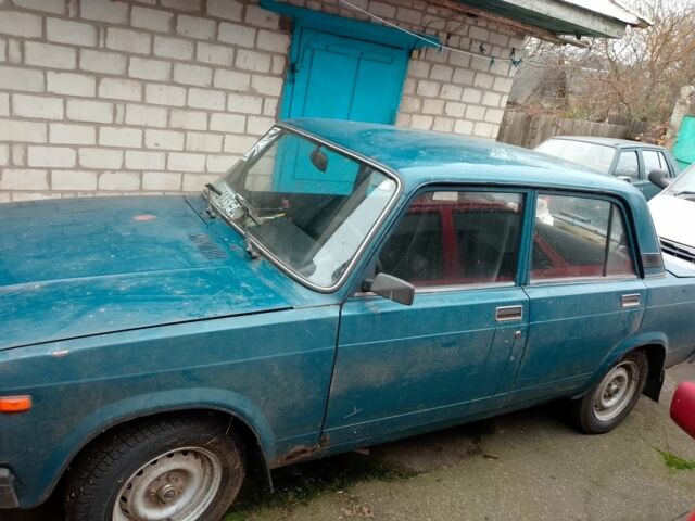 Синий ВАЗ 2107, объемом двигателя 1.6 л и пробегом 90 тыс. км за 477 $, фото 1 на Automoto.ua