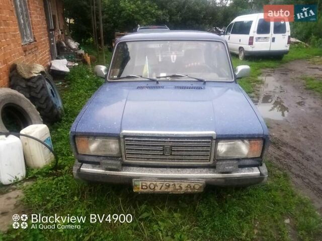 Синій ВАЗ 2107, об'ємом двигуна 1.5 л та пробігом 96 тис. км за 1200 $, фото 3 на Automoto.ua