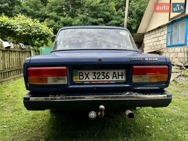 Синий ВАЗ 2107, объемом двигателя 1.5 л и пробегом 75 тыс. км за 1500 $, фото 4 на Automoto.ua