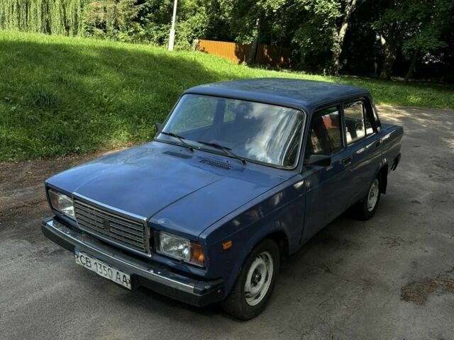 Синій ВАЗ 2107, об'ємом двигуна 1.5 л та пробігом 100 тис. км за 888 $, фото 1 на Automoto.ua