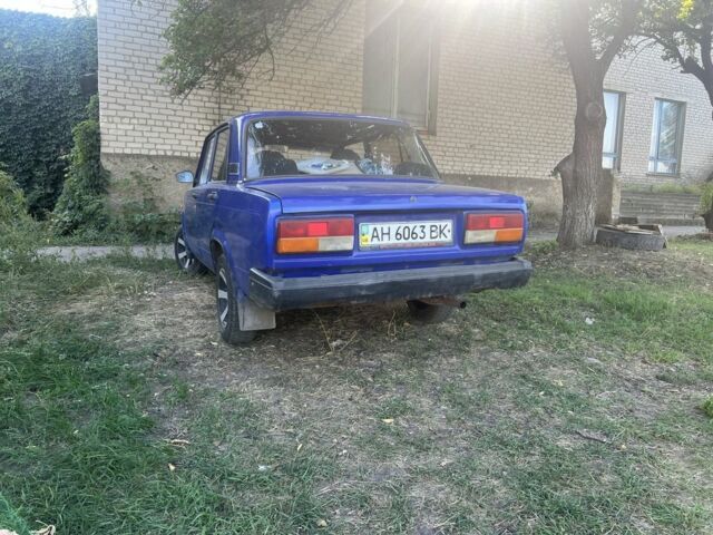 Синий ВАЗ 2107, объемом двигателя 1.6 л и пробегом 300 тыс. км за 1000 $, фото 2 на Automoto.ua