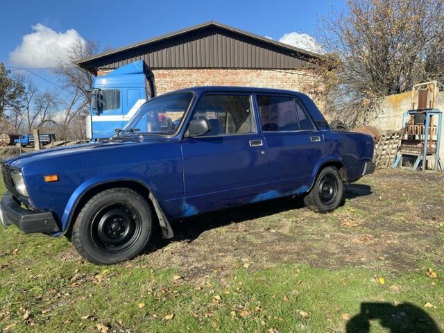 Синий ВАЗ 2107, объемом двигателя 1.5 л и пробегом 92 тыс. км за 1550 $, фото 1 на Automoto.ua