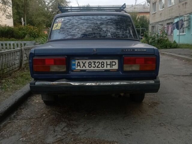 Синий ВАЗ 2107, объемом двигателя 1.6 л и пробегом 207 тыс. км за 1200 $, фото 2 на Automoto.ua