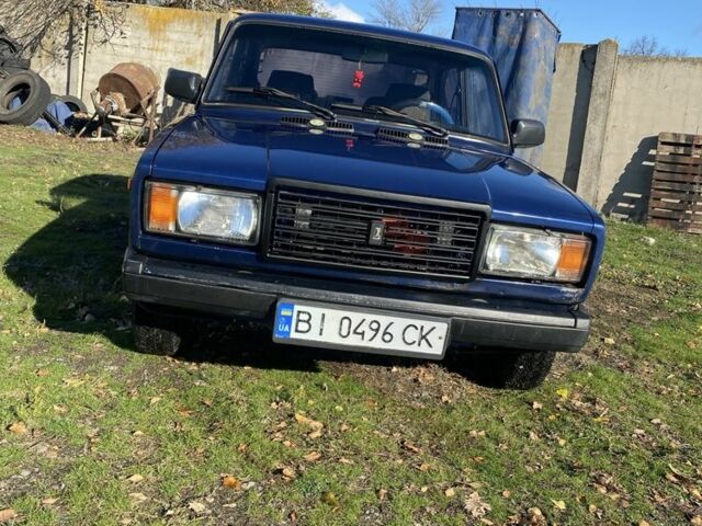 Синий ВАЗ 2107, объемом двигателя 1.5 л и пробегом 92 тыс. км за 1550 $, фото 3 на Automoto.ua