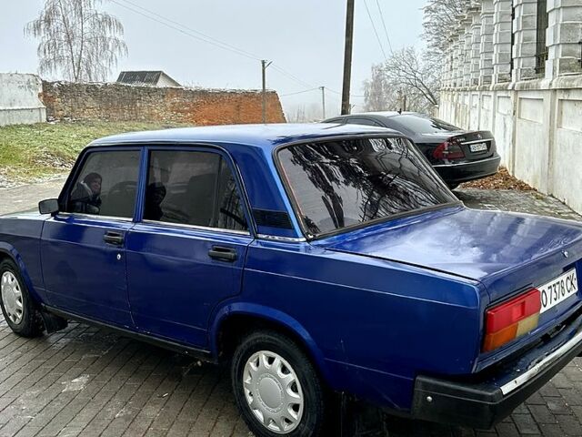 Синий ВАЗ 2107, объемом двигателя 1.5 л и пробегом 85 тыс. км за 1500 $, фото 3 на Automoto.ua
