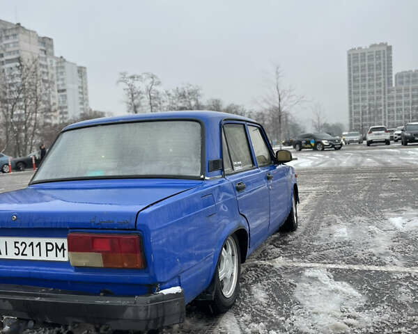 Синий ВАЗ 2107, объемом двигателя 1.57 л и пробегом 120 тыс. км за 1000 $, фото 4 на Automoto.ua