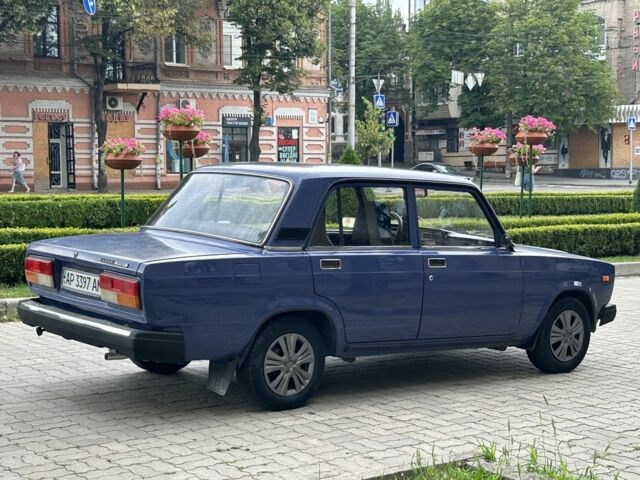 Синий ВАЗ 2107, объемом двигателя 0 л и пробегом 100 тыс. км за 1350 $, фото 1 на Automoto.ua