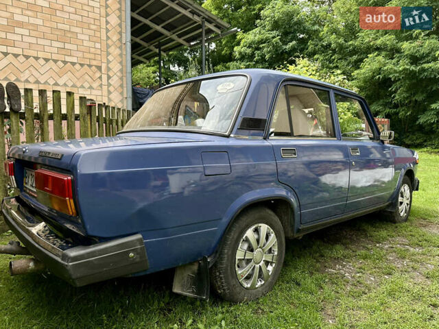 Синий ВАЗ 2107, объемом двигателя 1.5 л и пробегом 75 тыс. км за 1500 $, фото 3 на Automoto.ua