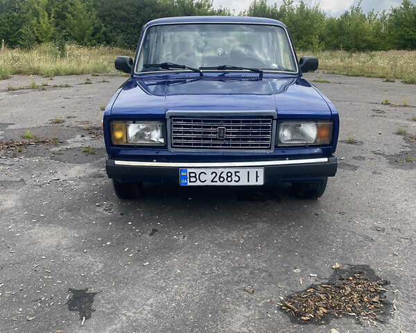 Синій ВАЗ 2107, об'ємом двигуна 1.5 л та пробігом 180 тис. км за 1150 $, фото 4 на Automoto.ua