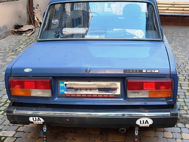 Синий ВАЗ 2107, объемом двигателя 1.45 л и пробегом 50 тыс. км за 1698 $, фото 2 на Automoto.ua
