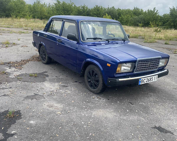 Синій ВАЗ 2107, об'ємом двигуна 1.5 л та пробігом 180 тис. км за 1150 $, фото 1 на Automoto.ua