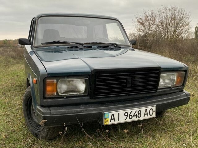 Синий ВАЗ 2107, объемом двигателя 1.5 л и пробегом 77 тыс. км за 1000 $, фото 1 на Automoto.ua